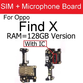 Orijinal SIM+Mic Mikrofon Flex Kablo OPPO Bulmak İçin X X2 X3 Pro X2 Lite X3 Neo Mikrofon SIM yük platformu Yedek Parçalar