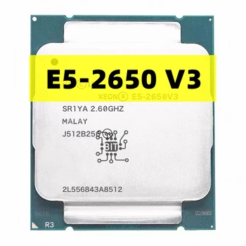 Orijinal Xeon E5 2650 V3 İşlemci SR1YA 2.3 Ghz 10 Çekirdek 105 W Soket LGA 2011-3 CPU E5 2650V3 CPU Ücretsiz Kargo