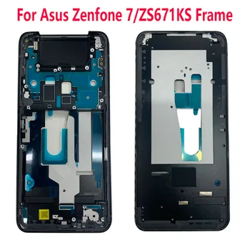 Orijinal Yeni Asus Zenfone 7 PRO İçin ZS671KS Orta Çerçeve Konut Çerçeve ASUS ZS670KS çerçeve LCD Destekleyen Ön Çerçeve