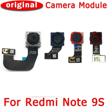 Orijinal Ön Arka Arka Kamera Xiaomi Redmi İçin Not 9 s Note9s 9 s Ana Bakan Frontal Selfie Kamera Modülü Flex Yedek parça
