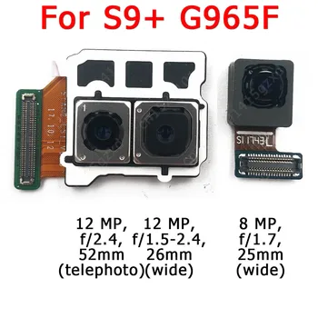 Orijinal Ön ve Arka Arka Kamera Samsung Galaxy S9 Artı G960 G965 Ana Bakan Kamera Modülü Flex Yedek Yedek parça