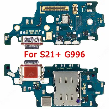 Orijinal Şarj Kurulu Samsung Galaxy S21 Artı Ultra G991 G996 G998 şarj portu Plaka Şerit Soket Pcb Dock Usb Konektörü