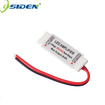 OSIDEN Mini RGBW amplifikatör 5 Pin denetleyici DC5-24V 4CH x 4A Sinyal tekrarlayıcı için 5050 RGBW LED şerit ışık 5 ADET