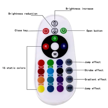 OUUZUU RGB LED koçanı çip ışık LED spot lamba 220V Gerek Yok Sürücü Projektör Lampada DIY Aydınlatma Uzaktan Kumanda ile