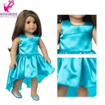 Oyuncak bebek giysileri 18 İnç Kız Bebek Elbise 40cm Bebek Bebek Elbise Kıyafetler Çocuk Kız Hediyeler