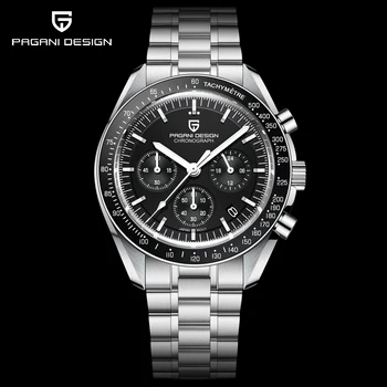 PAGANI tasarım 2021 Üst Marka Lüks erkek Saatler kronometreli kuvars saat Erkekler Otomatik Tarih Hız Safir Cam Reloj Hombre