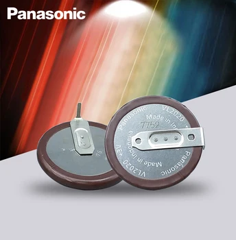 Panasonic Orijinal VL2020 3 V 20 mAh sikke tipi şarj edilebilir 90 derece fileto lityum düğme pil
