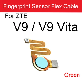 Parmak izi Ev Düğmesi Flex Kablo ZTE V8 V9 / V9 Vita Ev Dönüş Anahtarı Menü Düğmesi şerit kablo Değiştirme Onarım Parçaları