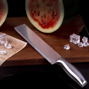 Paslanmaz Çelik Mutfak Şef Yanagiba Karpuz Meyve Bıçağı Et Balık Suşi Bıçak Sebze Kesme Aracı Dilimleme Bıçakları