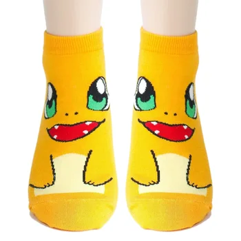 Peluş oyuncaklar Pikachu Sıcak Çorap Oyuncaklar Karikatür Pikachu Psyduck Squirtle Charmander Pamuk Çorap Yetişkin Erkekler ve Kadınlar Kaliteli Çorap