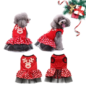 Pet Köpek Noel Giysileri Kış Kostümleri Hoodies Küçük Orta Köpekler için Noel Elbise Tulum Chihuahua Köpek Dekorasyon
