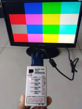 Pil yok lcd ekran Test Cihazı TV Projektör Tamir Aracı VGA Sinyal Kaynağı Ekran Jeneratörü