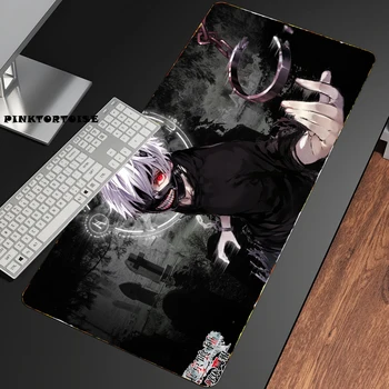 PİNKTORTOİSE Anime Tokyo Ghoul Mouse Pad Ofis sümen Genshin Darbe Bilgisayar Büyük Kauçuk Fare pad palymat Mousepad