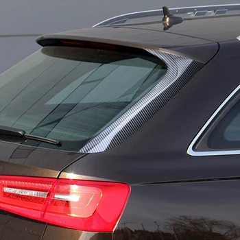 Plastik Arka Pencere Yan Spoiler için Audi A6 C7 Allroad TDI Quattro 12-18 1 Çift MGO3
