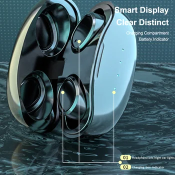 Plastik Kulaklık Kablosuz Aşırı şarj koruması IPX7 Su Geçirmez Gürültü Azaltma Bluetooth uyumlu 5 0 Kulaklık