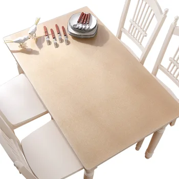 PVC Masa Örtüsü Masa Örtüsü Dikdörtgen Koruyucu masa pedi Yumuşak Cam Yemek Üst Masa Örtüsü Plastik Mat Ev Tekstili Almofada Dec