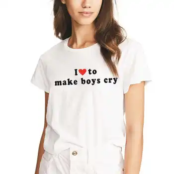 Renkli Yapmak için Seviyorum Çocuk Cry T-Shirt Komik Kadın Üst Grafik Tumblr Hipster Moda Kadın Unisex Tee Alıntı Rahat Tshirt