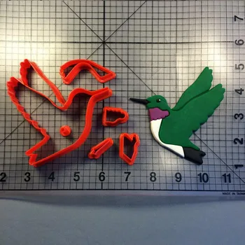 Robin Kuş Güvercin Çerez Kesiciler Custom Made 3D Baskılı Fondan Kek Dekorasyon Bisküvi Kesici Seti Kek Basın Fırında Kalıpları