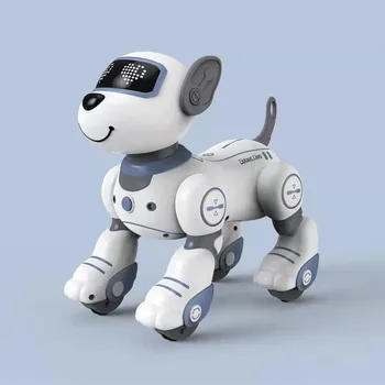 Robot Köpek Uzaktan Kumanda Sihirli Pet Köpek Oyuncak Akıllı Dokunmatik Uzaktan Kumanda Dublör Yürüyüş Dans Elektrikli Pet Köpek