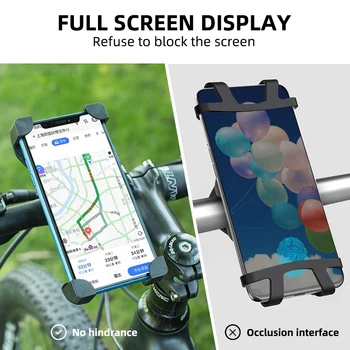 ROCKBROS Bisiklet telefon tutucu Evrensel Bisiklet telefon standı Dönebilen Bisiklet telefon tutucu Bisiklet Telefon Desteği Bisiklet Aksesuarları