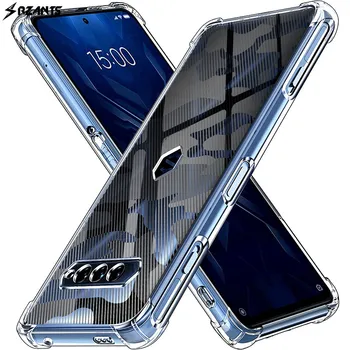 Rzants Kamuflaj Kılıf Xiaomi Siyah Köpekbalığı 4 4 Pro 5RS hava yastığı Darbeye Dayanıklı Durumda Silikon TPU Telefon Kapak
