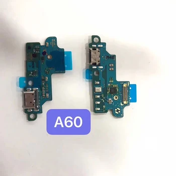Samsung Galaxy A60 USB şarj aleti Kurulu yuva konnektörü Jack İle şarj portu Flex Kablo