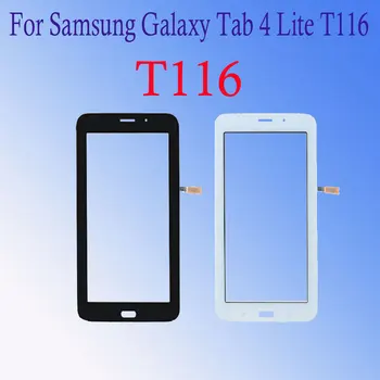 Samsung Galaxy Tab 3 Lite 7.0 için SM-T110 T111 T113 T116 T114 dokunmatik Ekran Digitizer Sensörü Cam Lens Paneli