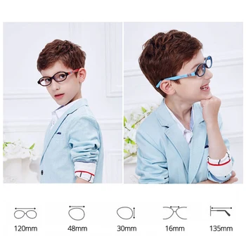 SECG TR90 Ultralight Yumuşak Esnek Güvenlik Çocuk Çocuk Çerçeve Gözlük Optik Gözlük Oculos Kauçuk Erkek Kız Lastik Bant