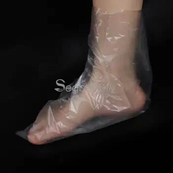 Segbeauty 400 Adet Parafin Terapi Balmumu Çanta Eller ve Ayaklar için Plastik Parafin Gömlekleri Çorap ve Eldiven Parafin Banyosu Eldiveni