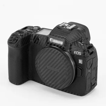 Selens Kamera Vücut 3M Koruyucu Cilt Filmi Kiti Canon EOS RP EOS R Anti-Scratch tutamak Etiket Karbon Fiber Desen