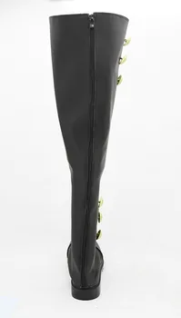 Seraph Sonu Mikaela Hyakuya Askeri Cosplay ayakkabı Çizme Kostüm Ferid Bathory Çizmeler Avrupa Boyutu