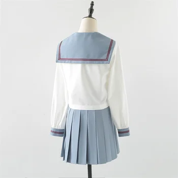 Sevimli Moda Japon Üniforma Anime Kostüm Kız Denizci Takım Elbise Japon Lise Öğrenci Üniformaları