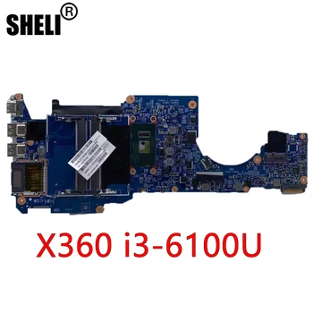 SHELI HP PAVİLİON X360 Laptop Anakart 855962-601 dizüstü ı3-6100u 2.3 GHz CPU DDR4 15256-1 448.07m06. 0011