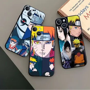 Silikon Anime-Uzumakis N-Narutos Kapak Kılıf Apple iPhone 6s 14 Artı 7 13 Pro Max XS X 8 SE XR 12 Mini 11 12pro Mat Çanta