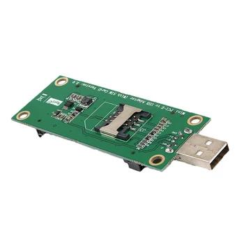 SIM KART yuvası ile USB adaptörüne MİNİ PCI-E WWAN WWAN kartlarını test etmek için İdeal WWAN modüllerinin çoğuyla çalışın