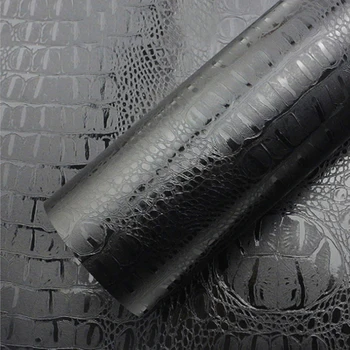 Siyah parlak siyah Vinil Wrap Kendinden Yapışkanlı 2D 3D 5D karbon siyah sticker Araba Styling Membran Sticker çıkartma Filmi
