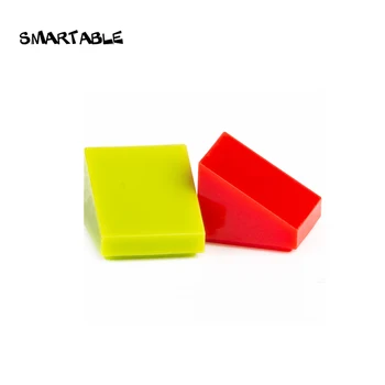 Smartable Eğim 30° 1x1x2 / 3 Peynir 30 Renkler Yapı Taşları MOC Parça Oyuncaklar Piksel Sanat Portre Uyumlu 54200 520 adet / grup