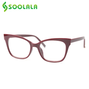 SOOLALA Bayan Erkek okuma gözlüğü Yeni Gözlük Çerçevesi Presbiyopi okuma gözlüğü +0.5 0.75 1.0 1.25 için 4.0