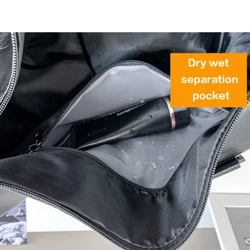 Spor çanta Deri spor Çantası kuru ıslak çanta Erkekler eğitim ayakkabı Spor Yoga seyahat bagaj omuz erkek kadın spor çantası XA18D