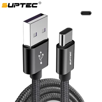 Suptec 2.4 A USB Tipi C Kablosu İçin Huawei Mate 20 Pro Hızlı şarj Veri Kablosu USB-C c Tipi Kablo Samsung S9 Not 9 Bir artı 6 5