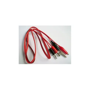 Sıcak Yeni 3Ft Kırmızı Timsah Klip Banana Plug Probe Kablo Testi Kurşun 90 cm