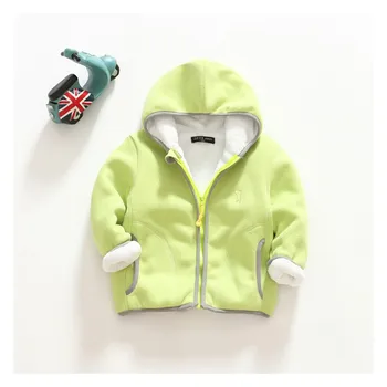 Sıcak çocuk ceketi 2022 Sonbahar Kış Polar Sıcak Malzeme Çocuk Üstleri Gömlek Kazak Sıcak Fermuar Erkek Kız eşofman Kıyafetler