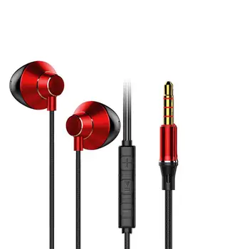 T3 Tel Kontrolü kulak içi kulaklıklar Bas Stereo müzik kulaklıkları Kulaklık 3.5 mm Evrensel Ergonomik Kulaklık