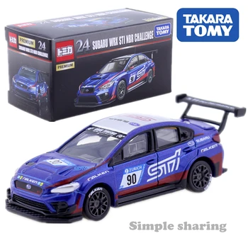 Takara Tomy Tomica Premium 24 Subaru WRX STI NBR Mücadelesi 1: 62 OTO Yarış Araba Motorları Araç Diecast Metal Model Yeni Oyuncaklar
