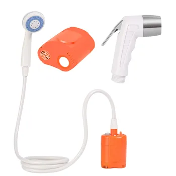 Taşınabilir Duş Açık Duş Pompası Şarj Edilebilir Kamp Duş USB Şarj Hattı İle Yürüyüş İçin Pet Temizleme