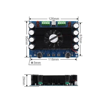 TDA7850 Bluetooth Ses güç amplifikatörü Modülü 4 Kanal 50W * 2+50W*2 AB Sınıfı Stereo Ses güç amplifikatörü Kurulu Ev Sineması