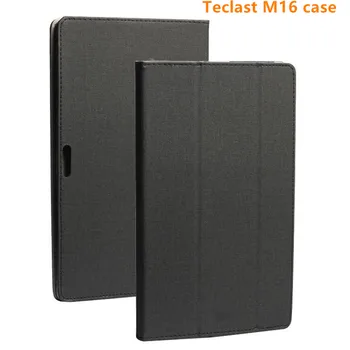 Teclast M16 11.6 inç Tablet Pc İçin kılıf Standı Pu Deri Kılıf Kapak + film Stylus kalem