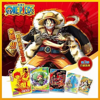 Tek Parça Baskı Bronzlaşmaya Koleksiyonu Flash Kart Maymun D. Luffy Roronoa Zoro Anime Karakterler Kart Kutusu Oyuncak doğum günü hediyesi
