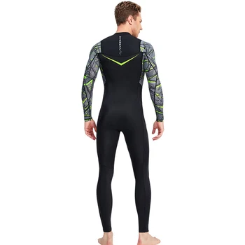 Tek Parça Mayolar Sörf Güneş Koruyucu Elbise Uv Koruma Tam Vücut Hızlı Kuru Dalış Mayo Uzun Kollu Mayo
