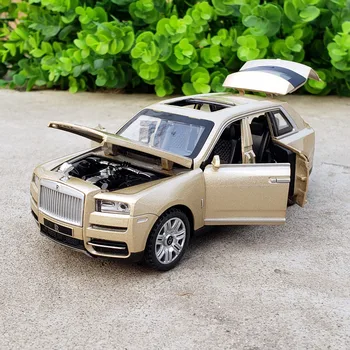Tekerlekler 1: 32 Rolls Royce Cullinan Diecast Oyuncak Araç Modelleri Metal Araba Modeli mini arabalar parça doğum günü Hediyeleri İçin Erkek çocuk